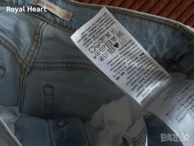 Къси панталони Levi’s Ribcage / 28 , снимка 6 - Къси панталони и бермуди - 55749243