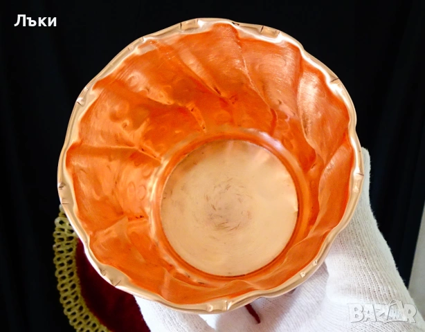 Медна чаша,медна халба,чиста червена мед 600 мл, снимка 3 - Антикварни и старинни предмети - 53817408