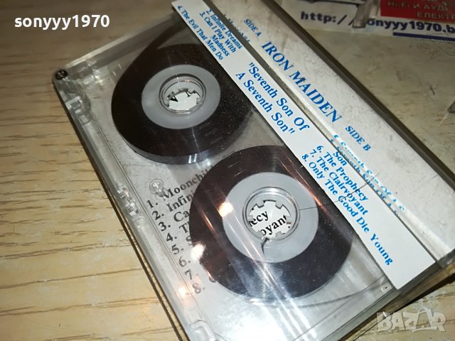 IRON MAIDEN-КАСЕТА 2701231908, снимка 9 - Аудио касети - 39458521