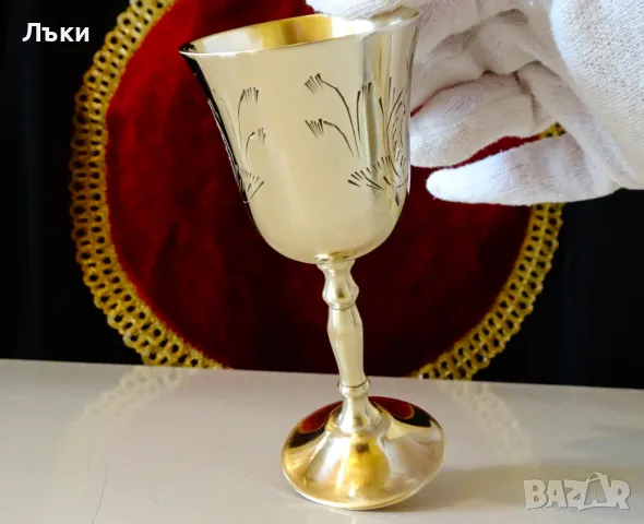 Английски бронзови чаши,барокови орнаменти. , снимка 9 - Антикварни и старинни предмети - 48295110