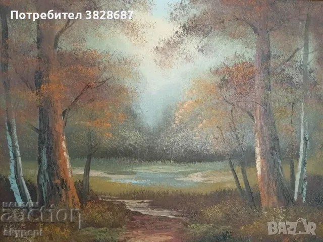 Картина,,ПЕЙЗАЖ,,, снимка 2 - Картини - 48250433