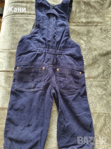 Гащеризони - дънки джинси 80 размер, снимка 2 - Детски панталони и дънки - 44450902