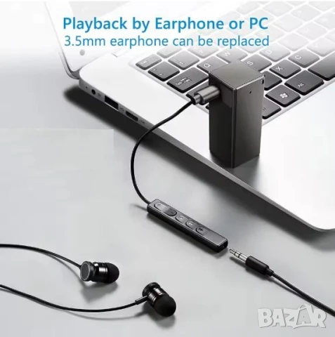 OTG 2Микрофона 360°DSP Магнитен Шпионски АудиоРекордер Гласово Активиране 384чЗапис 1г.Изчакване MP3, снимка 16 - Други - 51104939