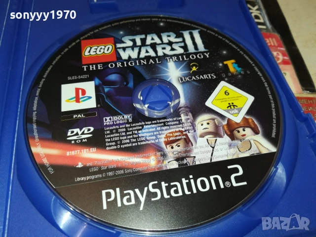 SONY PS2 GAME STAR WARS II 2611251631, снимка 2 - Игри за PlayStation - 52550299