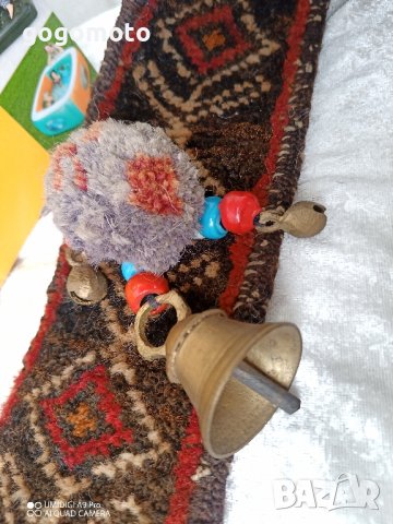Стар Гердан празничен за 🐎, кон, магаре,муле,hand made- ръчно изтъкан,арт,винтидж,ретро, снимка 11 - Други стоки за животни - 41773065