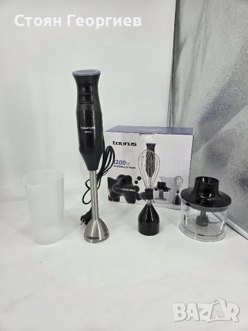 Чисто нов пасатор чопър миксер TAURUS 1200w, снимка 2 - Чопъри и пасатори - 52796976