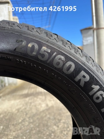 Зимна гума единичка 205/60 R16, снимка 3 - Гуми и джанти - 53658932