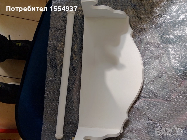 Винтидж дървена стойка за хартия/ хавлия , снимка 2 - Други - 52389867