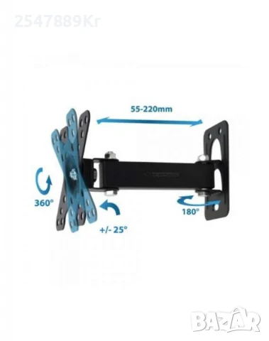 Стойка за телевизор 12"-50", 200*200мм., 20 кг., снимка 3 - Други инструменти - 51296329