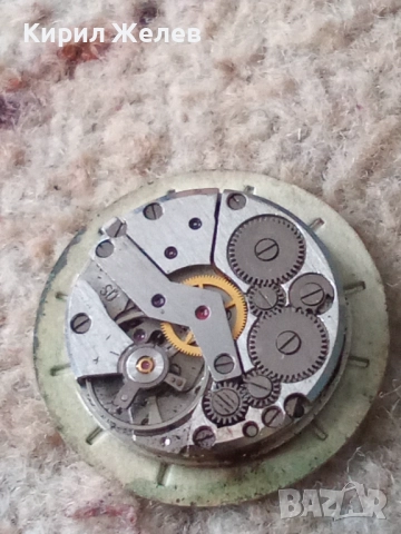 Механизъм с циферблат от стар ръчен часовник 52122, снимка 8 - Мъжки - 52264212