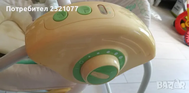 Електрическа люлка Baby Swing CANGAROO -чудесен подарък за родители, снимка 5 - Детски шезлонги - 47549584