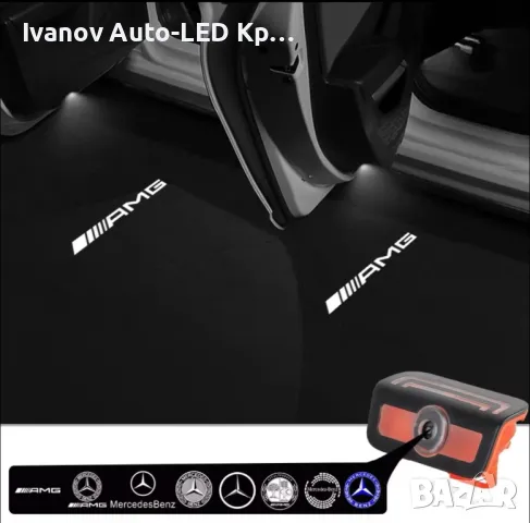 LED Лого Проектор Плафон За:Mercedes W206;W213;W223, снимка 2 - Аксесоари и консумативи - 48606179