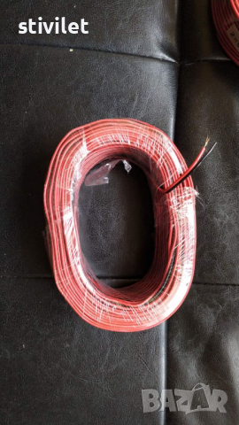 Кабел  2 х 0.3 мм. - 50 метра - НОВО., снимка 2 - Други - 36284983