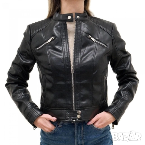 кожено яке , снимка 2 - Якета - 51459882