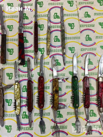 Стари сгъваеми ножки , снимка 3 - Ножове - 53031463