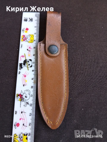 Кожена кания за нож ръчна изработка за КОЛЕКЦИЯ 44820, снимка 5 - Ножове - 51195262