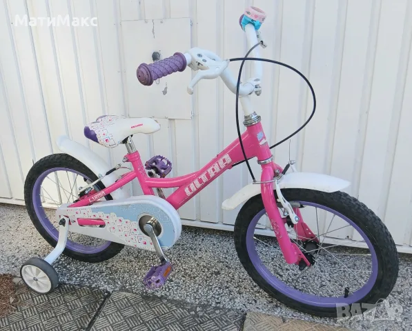Детски велосипед UTRA LARISA 16 ", снимка 3 - Детски велосипеди, триколки и коли - 55842126
