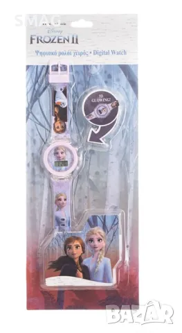 Детски цифров 3D светещ ръчен часовник Frozen S_1203258, снимка 2 - Детски - 48655684