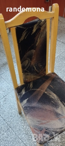 Дървени тапицирани столове, снимка 2 - Столове - 52997518