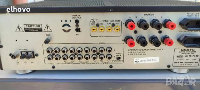Ресивър Onkyo TX-7640, снимка 5 - Ресийвъри, усилватели, смесителни пултове - 50533180