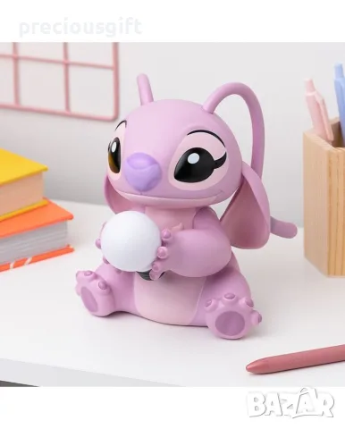 Детска нощна лампа Stitch - Angel, снимка 4 - Детски нощни лампи - 56058937