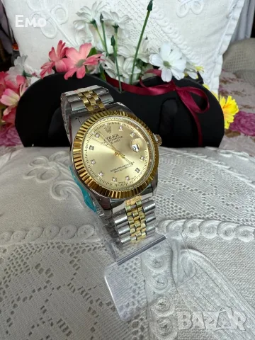 Нов Rolex – Стилен Дамски, Мъжки часовник, подходящ за двата пола., снимка 2 - Луксозни - 55777362