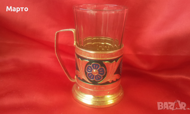 Руски стакани големи за чай, безалкохолно и малки за контцентрат и греяна ракия по 6 бр, снимка 8 - Чаши - 36254537