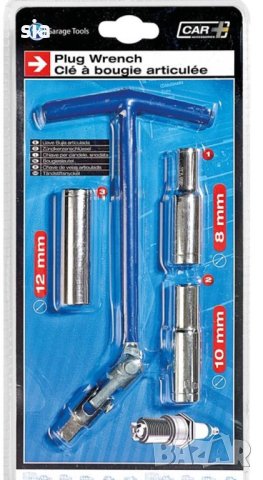 КЛЮЧ ЗА ЗАПАЛИТЕЛНИ СВЕЩИ SUMEX ГУМЕНА Т-ОБРАЗНА ДРЪЖКА 8-10-12 ММ 1БР., снимка 3 - Аксесоари и консумативи - 42076746