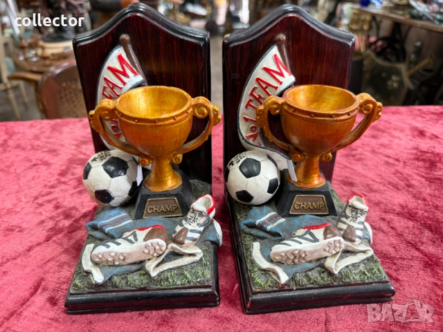 Масивни подпори / подложки за книги. №7393, снимка 6 - Антикварни и старинни предмети - 51887870