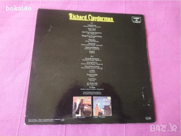 Richard Clayderman - Плоча, снимка 2 - Грамофонни плочи - 39221529