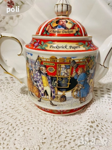 порцеланов чайник, снимка 3 - Аксесоари за кухня - 53332395