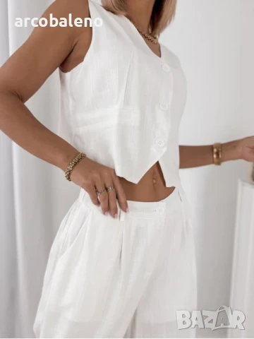 Елегантен дамски комплект от две части AMELISE, 2цвята  , снимка 12 - Комплекти - 50931409