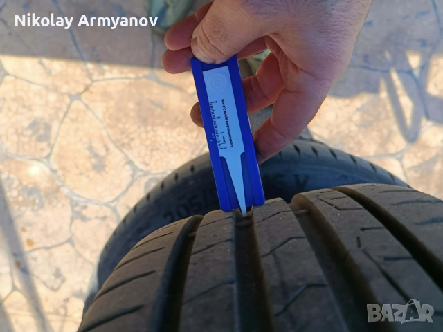 CONTINENTAL 205/55R16 PremiumContact 7 DOT1024, снимка 3 - Гуми и джанти - 53669178