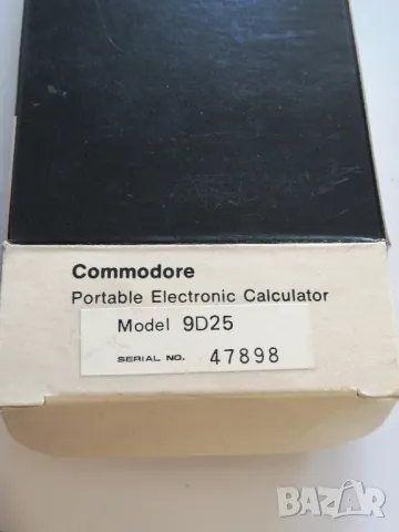 Ретро калкулатор Commodore 9D25, снимка 9 - Друга електроника - 48741401