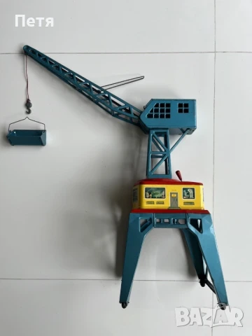 Ламаринена играчка - Кран, снимка 1