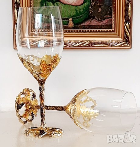 Комплект чаши за вино - NEW, снимка 2 - Подаръци за юбилей - 41908308