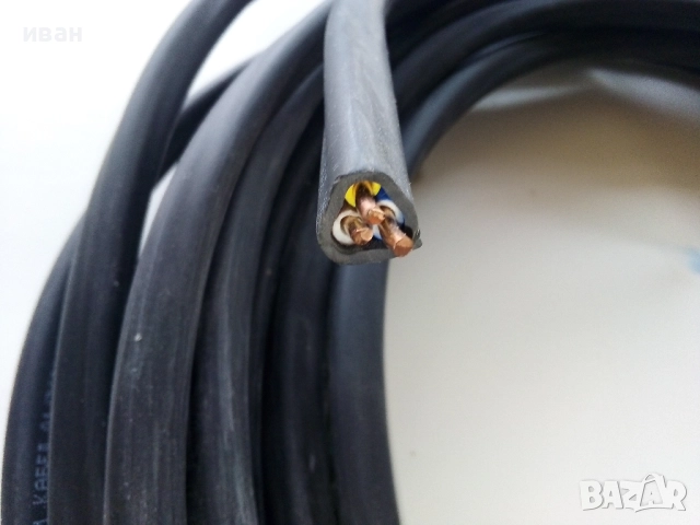 Кабел СВТ 3х 4мм - 11м., снимка 6 - Кабели - 52551210