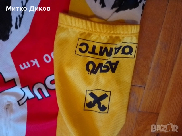 Маркова колоездачна тениска винтидж Швейцария Тур Тирол 1998г.размер Л, снимка 4 - Велосипеди - 53697061