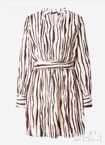 Елегантна рокля с дълъг ръкав, снимка 3 - Рокли - 42386179