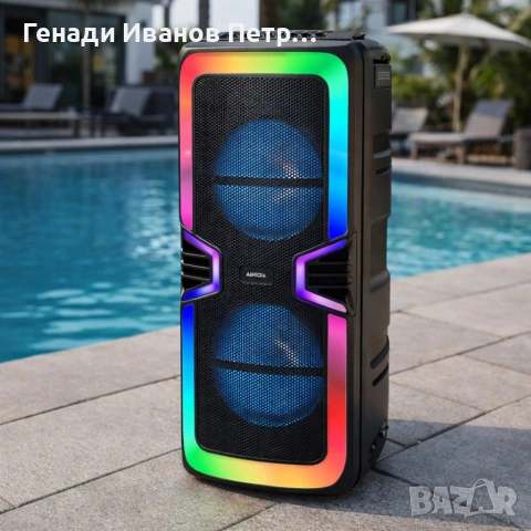 Bluetooth караоке тонколона, снимка 3 - Bluetooth тонколони - 53634745