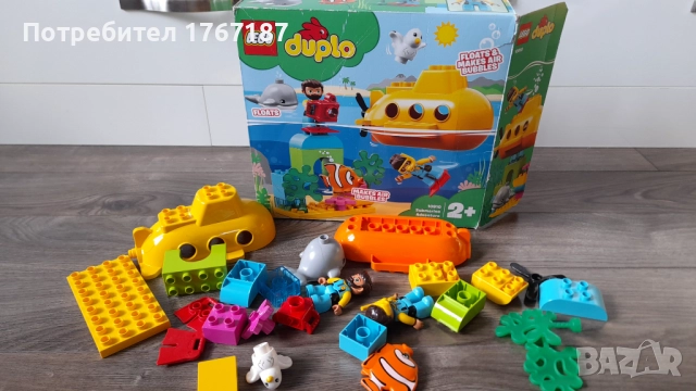 Лего Дупло 24 части подводница като Ново много добро, снимка 2 - Конструктори - 52964652