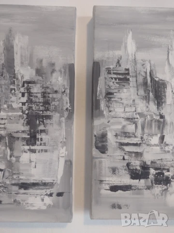 Комплект картини "Градът/Отражения", снимка 6 - Картини - 50538773