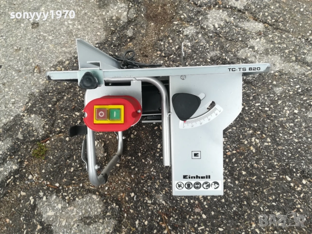 EINHELL TC-TS820 НАСТОЛЕН ЦИРКУЛЯР ОТ ФРАНЦИЯ 0410251711, снимка 6 - Други инструменти - 51944525