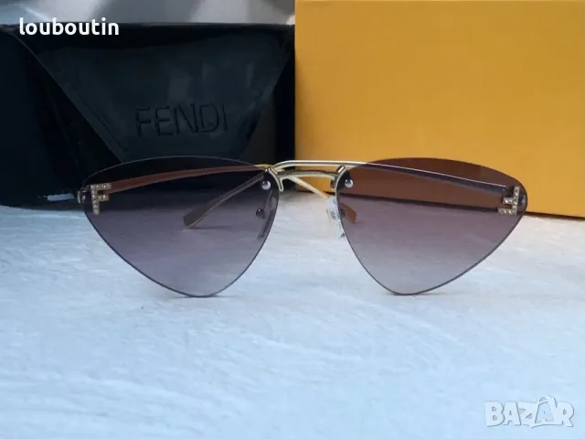 Fendi Дамски слънчеви очила тъиъгълни 3 цвята, снимка 7 - Слънчеви и диоптрични очила - 47930952