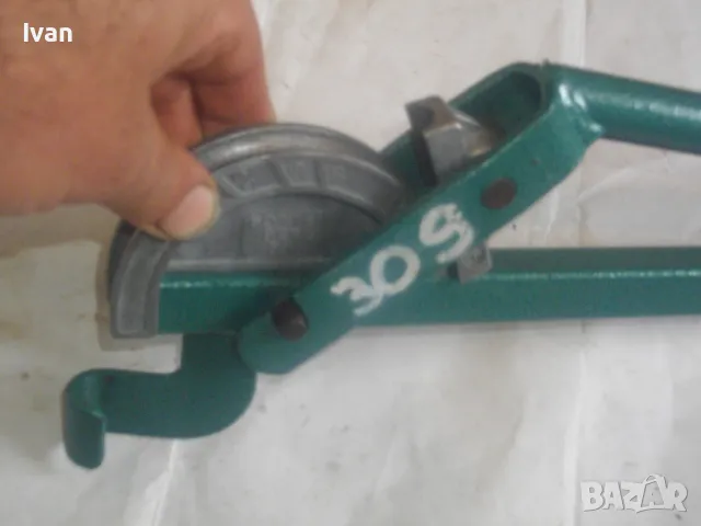 НОВ немски РЪЧЕН ТРЪБОГИБ 15мм Старо качество масивен уред огъване тръби всякакви BOTTEN BERG B.V., снимка 14 - Други инструменти - 47757262