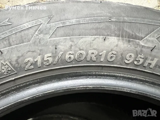2бр зимни гуми 215-60-16, снимка 3 - Гуми и джанти - 56271748