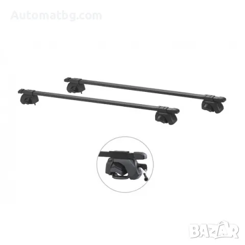 Напречни греди Automat, Багажник с ключ, 120см и 130см, До 75кг, снимка 2 - Аксесоари и консумативи - 48788714