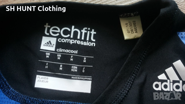 Adidas Techfit Compression Thermo Размер M термо блуза 51-66, снимка 9 - Блузи - 52217263
