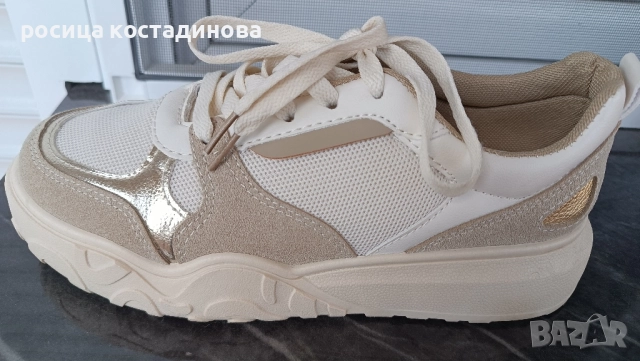 Дамски бежови обувки Marquiiz, снимка 6 - Маратонки - 51543634