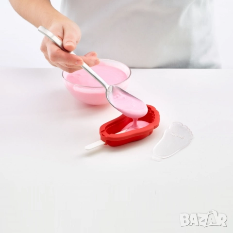 Комплект форми за сладолед на клечка Lekue 4 броя, забавни форми, снимка 8 - Други стоки за дома - 52042134